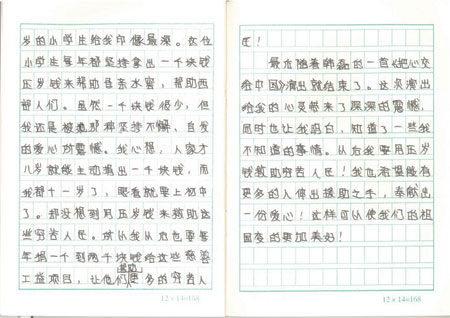 心灵的震撼：一个11岁小朋友的公益演出观后感