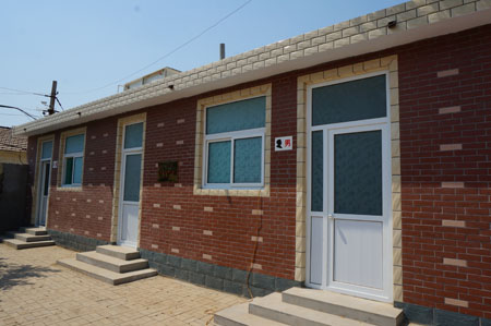 The new sanitary washrooms 