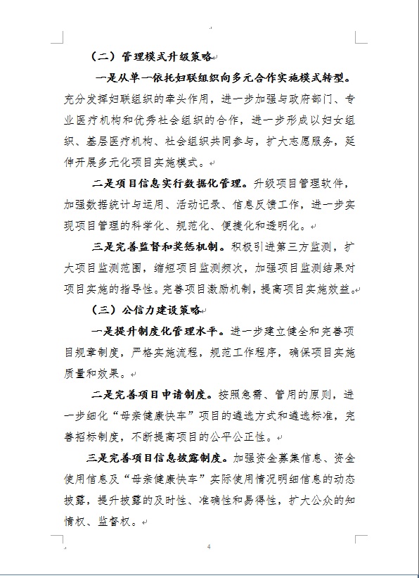 “母亲健康快车”公益项目战略发展规划-2014-2018年4